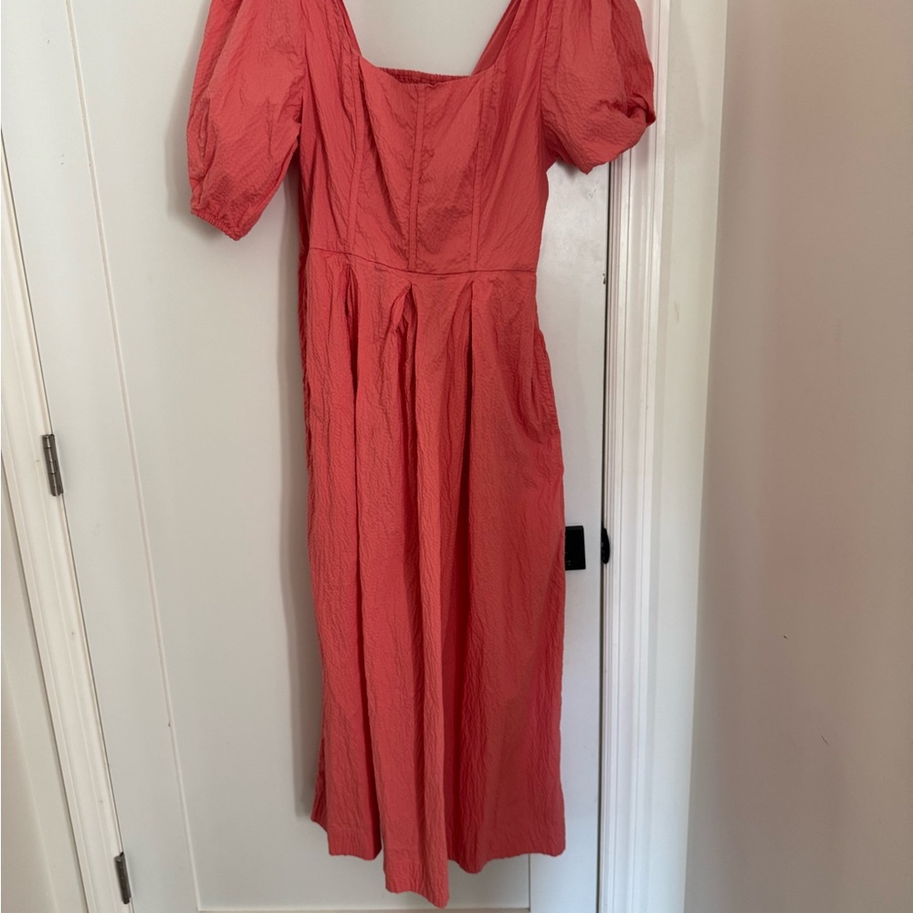 a new day Coral Long Sleeve Dress